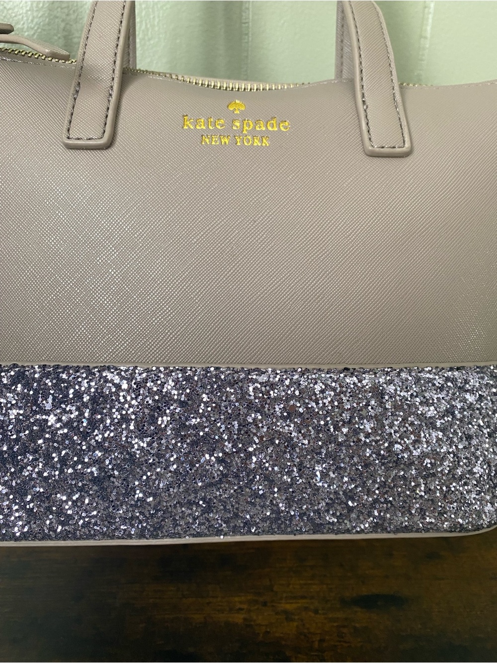 Kate Spade New York Greta Court Ina Glitter Small Crossbody Satchel - Picture 8 of 9